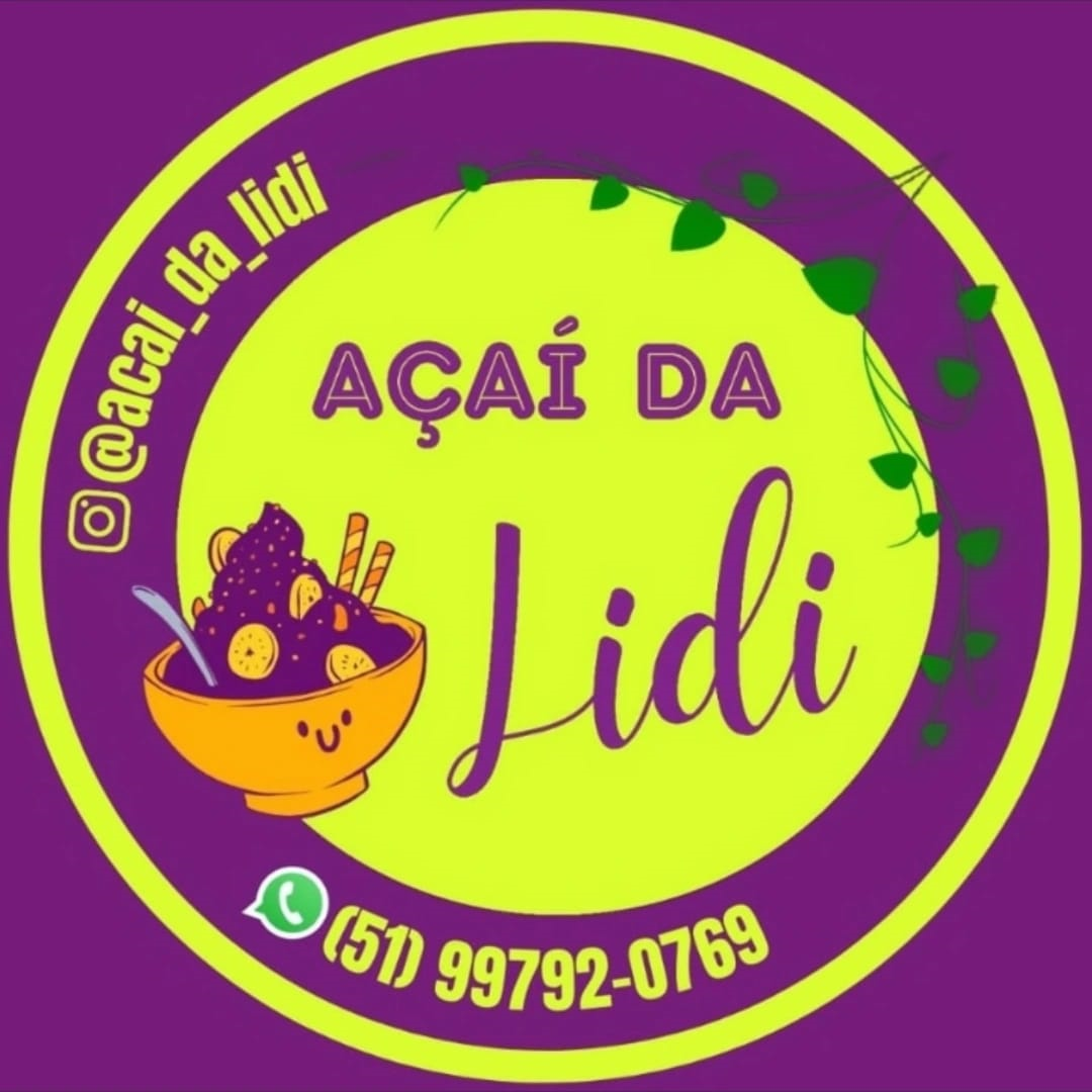 Logo Açaí da Lidi
